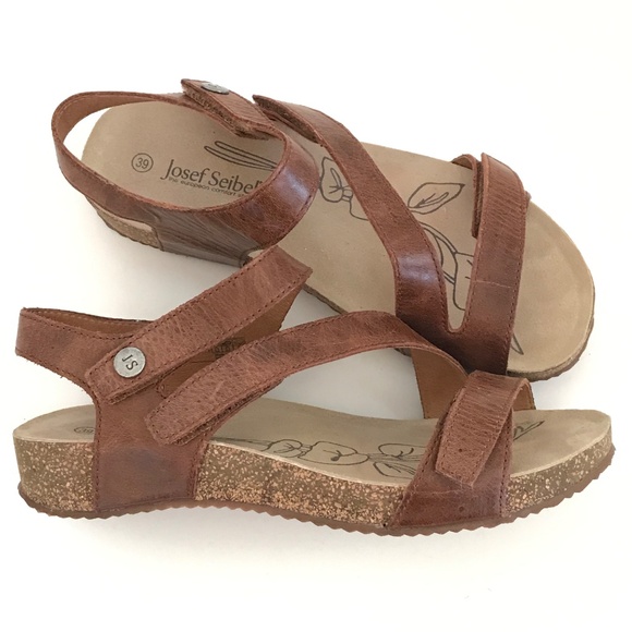 JOSEPH SEIBEL Tonga 25 Leather Comfort Sandal Women’s Size EU 39 US 8 8.5 - Picture 2 of 16